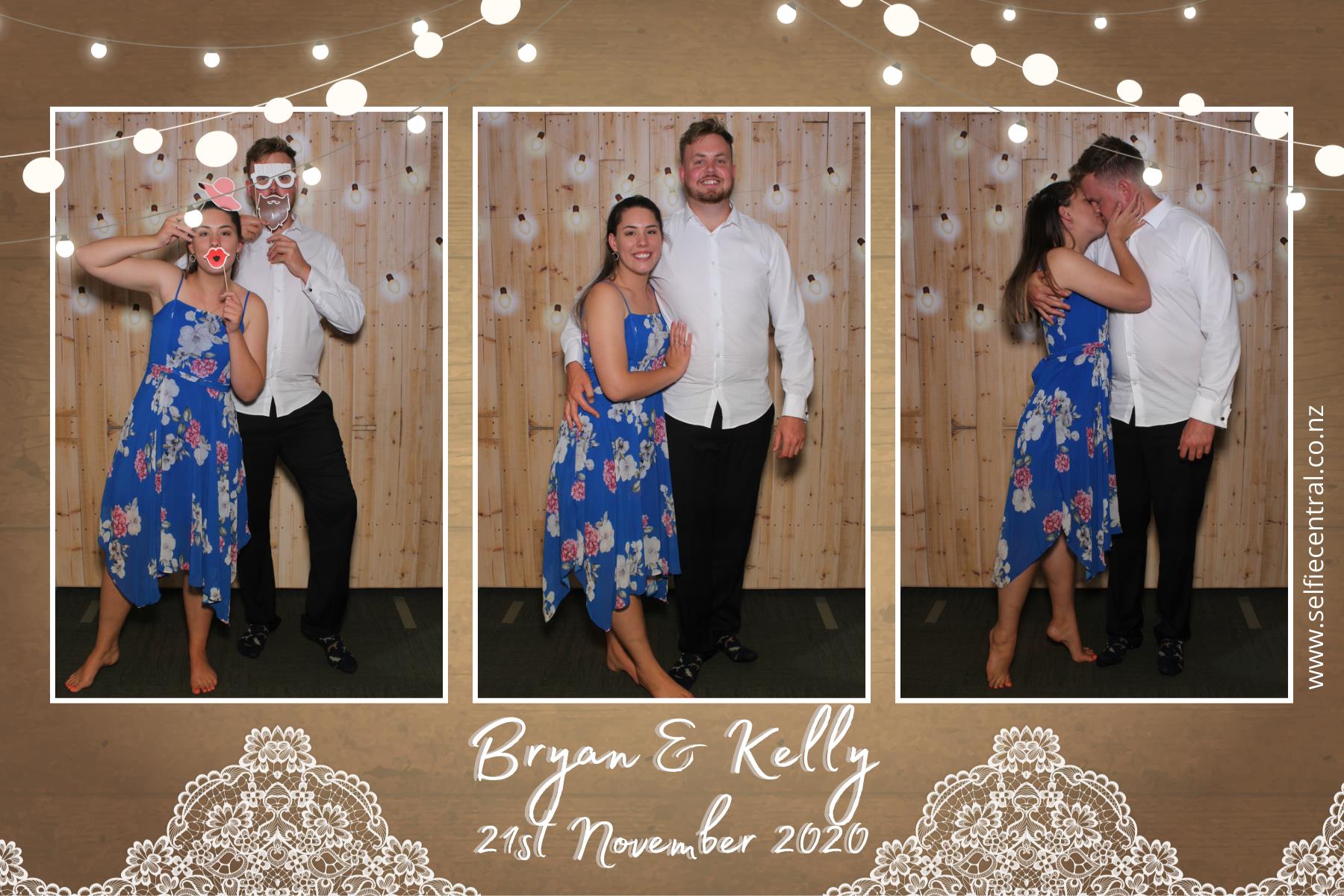 Bryan & Kelly's wedding | View more photos from the event at gallery.photobooth.co.nz/u/SelfieCentral/Bryan-Kellys-wedding
